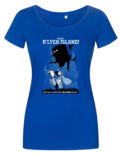 Visit R'lyeh Island - cthulhu, call of cthulhu, monster, fantasy, Old oConsole - Women T-Shirt