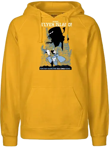 Visit R'lyeh Island - cthulhu, call of cthulhu, monster, fantasy, Old oConsole - Fairtrade Hoodie