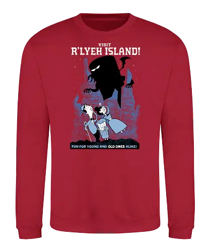 Visit R'lyeh Island - cthulhu, call of cthulhu, monster, fantasy, Old oConsole - Sweatshirt