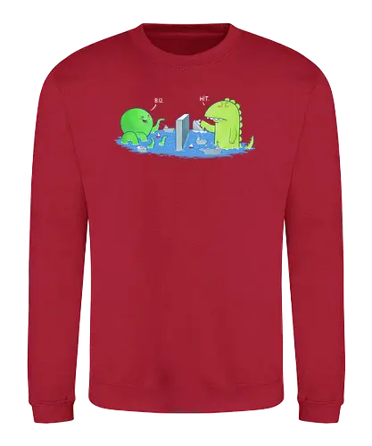 You Sunk My Navy - monster, bath, Schiffeversenken, Badewanne - Sweatshirt