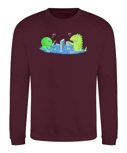 You Sunk My Navy - monster, bath, Schiffeversenken, Badewanne - Sweatshirt