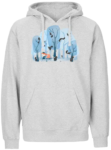 Squinjas - ninja, squirrel, Sqinjas, eichhörnchen - Fairtrade Hoodie