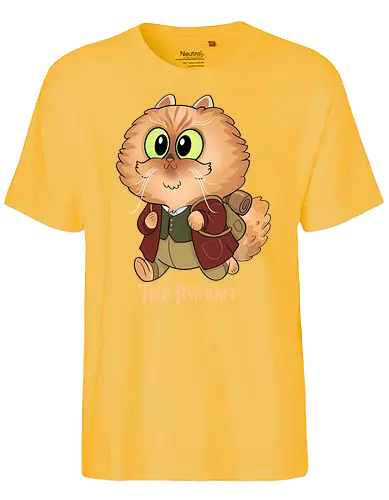The Pawbbit - Pawbit, mashup, katze, cat, fantasy, journey, adventure, film, literatur - Fairtrade T-Shirt