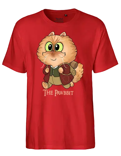 The Pawbbit - Pawbit, mashup, katze, cat, fantasy, journey, adventure, film, literatur - Fairtrade T-Shirt