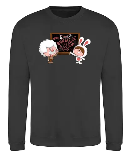Theory of Bunnytivity - science, Relativity, Einstein, bunny, Bunnytivity, Theory, kaninchen, Theorie, wissenschaft - Sweatshirt