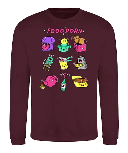 Food Porn - food, porn, essen, spicy, hot - Sweatshirt