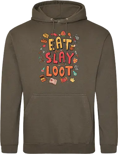 Eat. Slay. Loot.