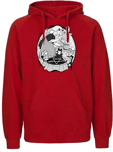 Toys - evil, Toys, puppet, teddy, pentagram, dark, gothic, Spells - Fairtrade Hoodie