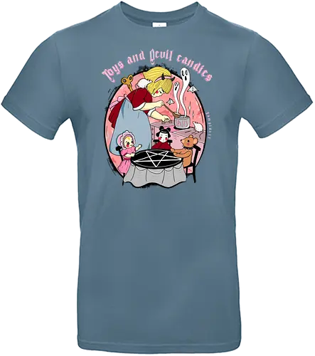 Toys - evil, Toys, puppet, teddy, pentagram, dark, gothic, Spells - Standard T-Shirt