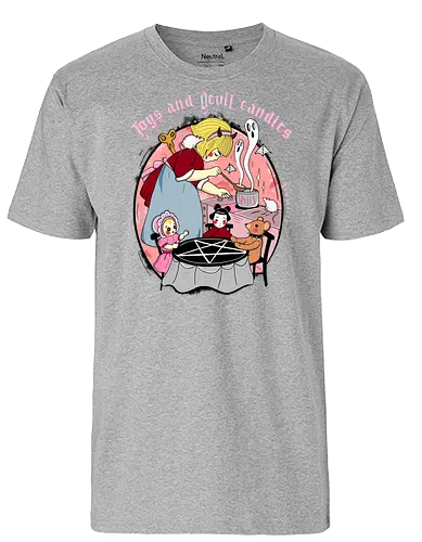 Toys - evil, Toys, puppet, teddy, pentagram, dark, gothic, Spells - Fairtrade T-Shirt