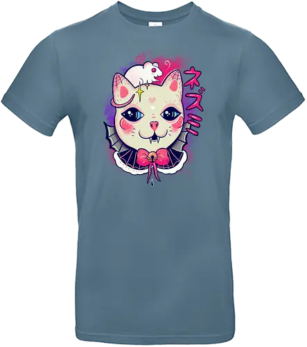 Katz und Maus - katze, maus, cat, neko, vampire - Standard T-Shirt