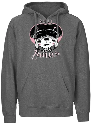 Evil Twins - twins, Zwillinge, evil, ouija, love, Hate - Fairtrade Hoodie
