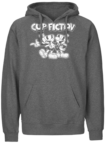 Cup fiction - 50s, retro, game, zerobriant, Retro, cuphd - Fairtrade Hoodie
