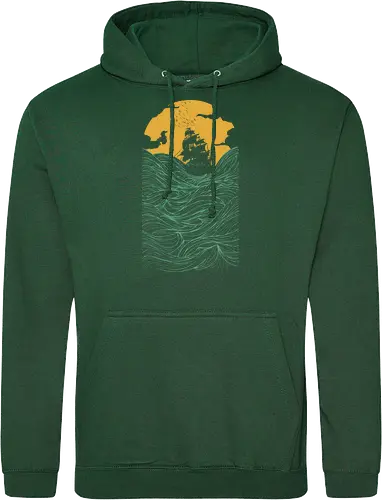 High Ss - sailing, ship, sunset, art, s - Standard Hoodie