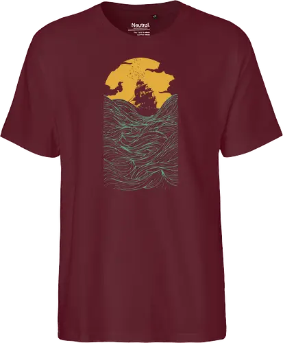 High Ss - sailing, ship, sunset, art, s - Fairtrade T-Shirt