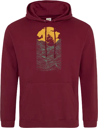 High Ss - sailing, ship, sunset, art, s - Standard Hoodie