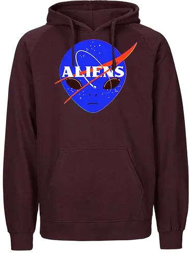 Aliens Space Program - nasa, alien, space, weltraum, all - Fairtrade Hoodie