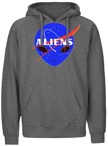 Aliens Space Program - nasa, alien, space, weltraum, all - Fairtrade Hoodie