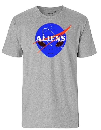Aliens Space Program - nasa, alien, space, weltraum, all - Fairtrade T-Shirt