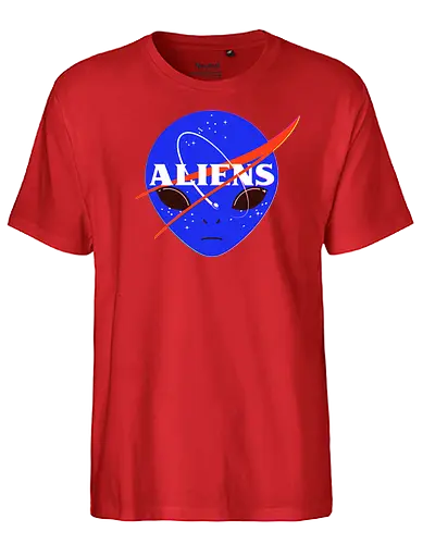 Aliens Space Program - nasa, alien, space, weltraum, all - Fairtrade T-Shirt