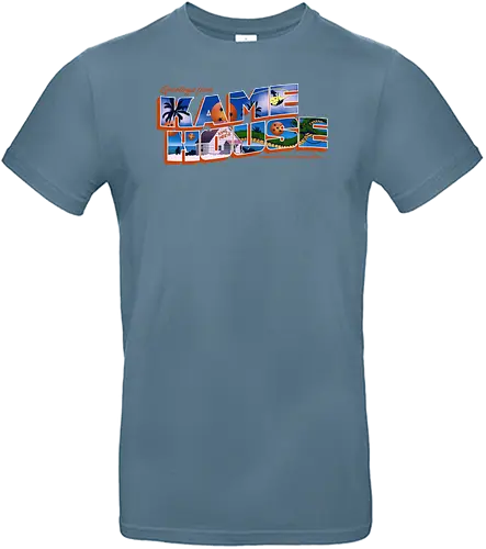 Greetings from Kame House - kame, holidays, urlaub, vacation - Standard T-Shirt