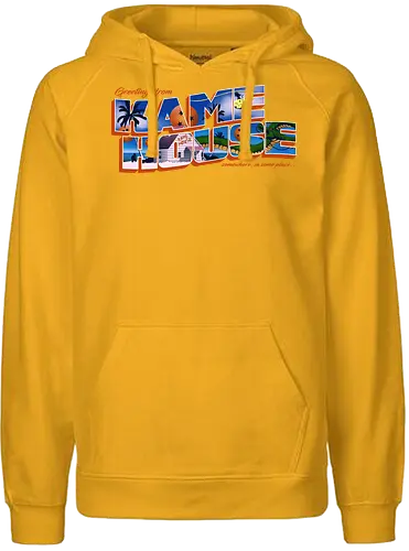 Greetings from Kame House - kame, holidays, urlaub, vacation - Fairtrade Hoodie