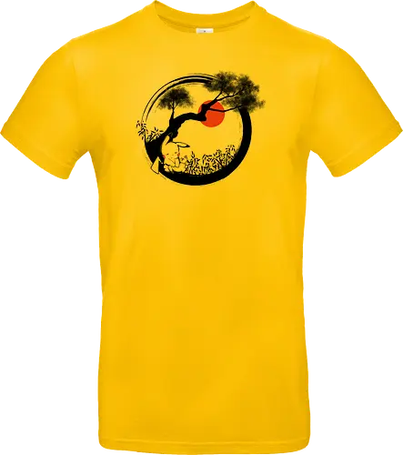 enso pika nap - gaming, pocket, monster, cute, sleep, sumi-e, kawaii - Standard T-Shirt