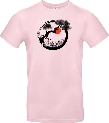 enso pika nap - gaming, pocket, monster, cute, sleep, sumi-e, kawaii - Standard T-Shirt