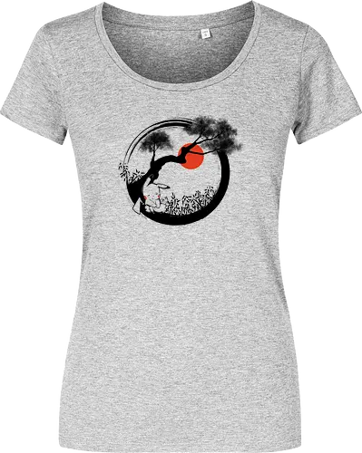 enso pika nap - gaming, pocket, monster, cute, sleep, sumi-e, kawaii - Women T-Shirt