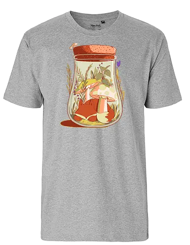 Tiny fox - cute, fuchs, fox, forest, wald, Bottle, Smol, small - Fairtrade T-Shirt