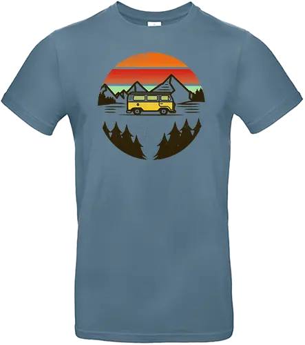 A quiet place - hiking, van, vanlife, outdoor, nature, natur - Standard T-Shirt