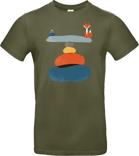 Little fox in balance