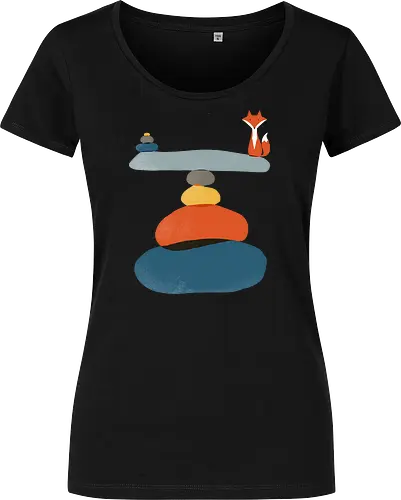 Little fox in balance
