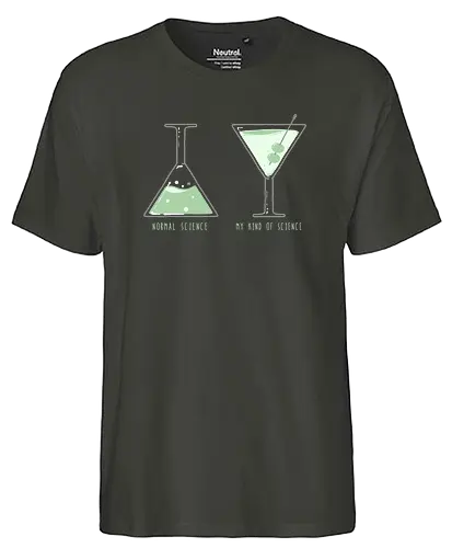 MY KIND OF SCIENCE - science, cocktail, martini - Fairtrade T-Shirt