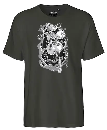 Herbstgeist - halloween, geist, kunst, art, nacht, creepy, elfe, fee, fairy - Fairtrade T-Shirt