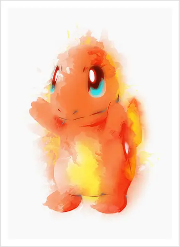 Fire Watercolor