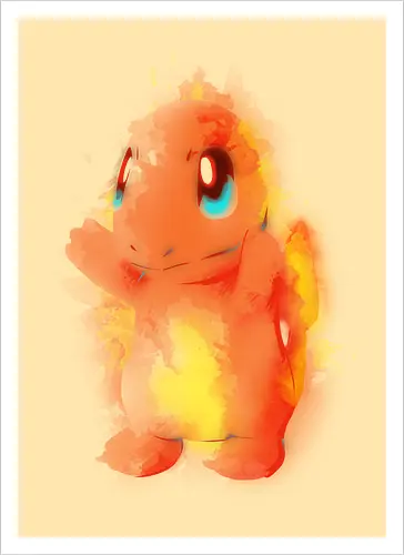 Fire Watercolor