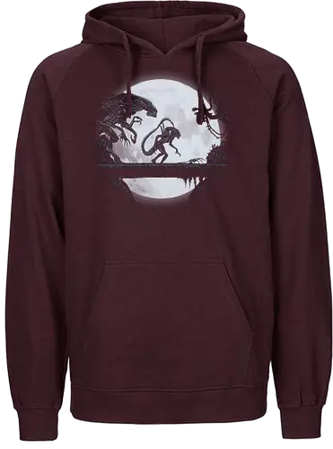 Alien Matata - alien, predator, horror, matata, movie, löwe, könig, lion, king, na - Fairtrade Hoodie
