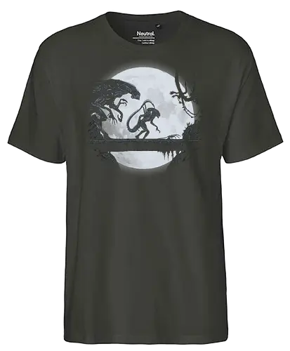 Alien Matata - alien, predator, horror, matata, movie, löwe, könig, lion, king, na - Fairtrade T-Shirt