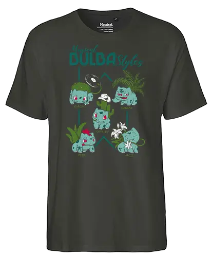 Musical Bulbastyles - pocket, monster, plant, music, pflanze - Fairtrade T-Shirt