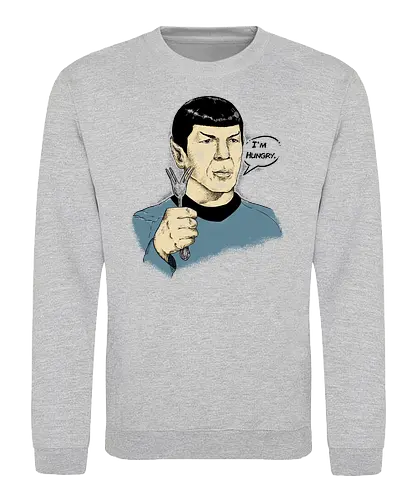 Hungry - spock, Vulcan, star, trek, Lebe, lang, frieden - Sweatshirt