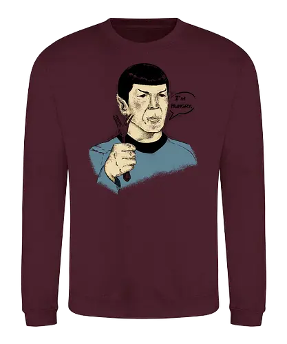 Hungry - spock, Vulcan, star, trek, Lebe, lang, frieden - Sweatshirt