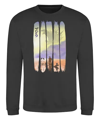 Japanese Kaiju - kaiju, japan, monster, art, kunst, nippon - Sweatshirt