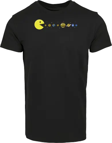 Pac-System - Retrogaming, sonnensystem, sonne, erde - Hausmarke Shirt
