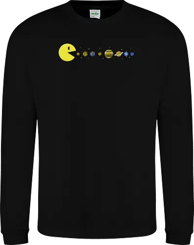 Pac-System - Retrogaming, sonnensystem, sonne, erde - Sweatshirt