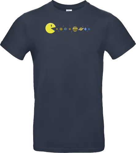 Pac-System - Retrogaming, sonnensystem, sonne, erde - Standard T-Shirt