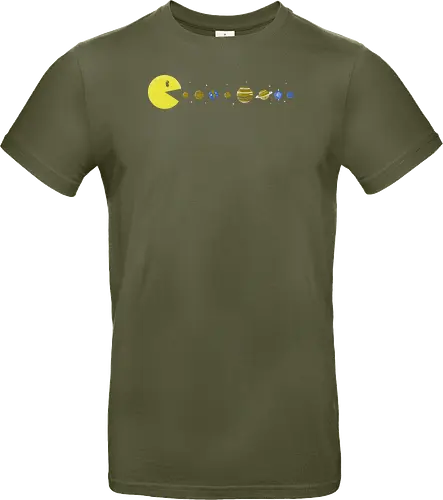 Pac-System - Retrogaming, sonnensystem, sonne, erde - Standard T-Shirt