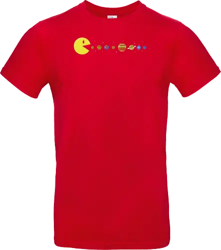 Pac-System - Retrogaming, sonnensystem, sonne, erde - Standard T-Shirt