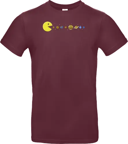 Pac-System - Retrogaming, sonnensystem, sonne, erde - Standard T-Shirt