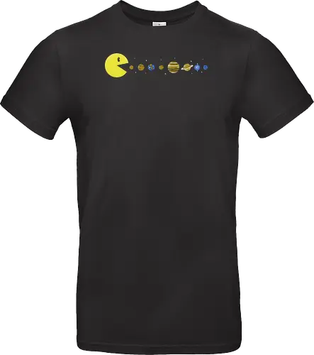 Pac-System - Retrogaming, sonnensystem, sonne, erde - Standard T-Shirt